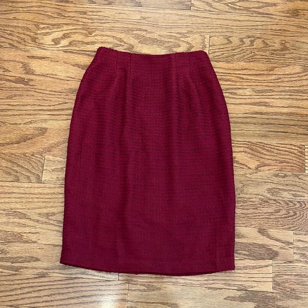 Burgundy Skirt